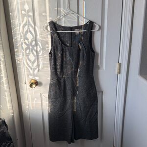 Ann Taylor Charcoal Midi Dress